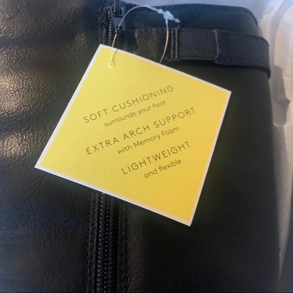 Natural Soul Blair Black Tall Ridding Boot Comfort - Picture 7 of 8